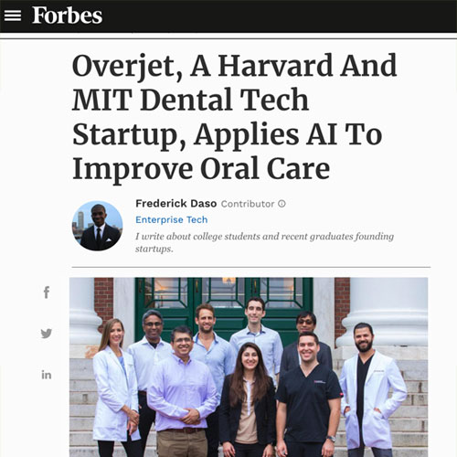 Overjet, A Harvard And MIT Dental Tech Startup, Applies AI To Improve Oral Care