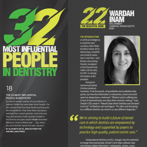 32 most influential people in dentistry