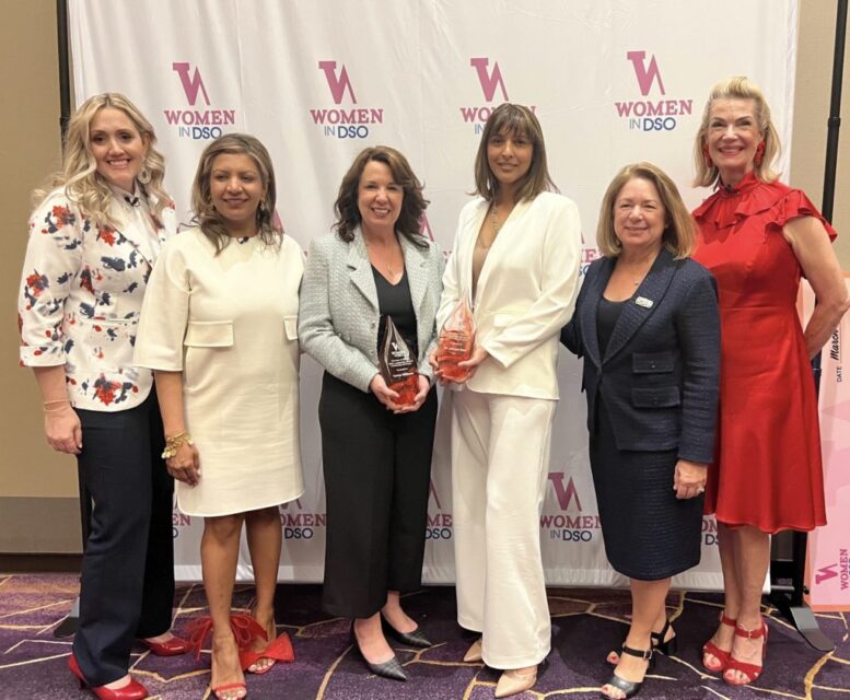 Overjet and Women in DSO® announced the recipients of the inaugural 2022 Women in DSO Leadership Award to Dr. Jahnavi Rao (Vice President, Orthodontic Support, The Aspen Group) and Teresa Williams (Chief Operations Officer, Dental Express) on March 9, 2022 at the Women in DSO® event, ‘Empower and Grow 2022’ in Las Vegas.