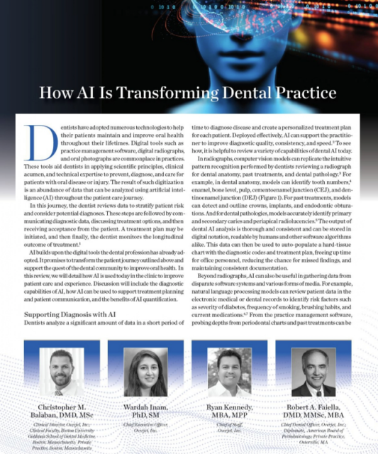 How AI Is Transforming Dental Practice